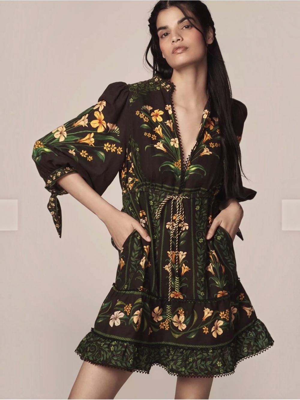 NWT FARM Rio Flowers Arch Dress Size S - Picture 4 of 14